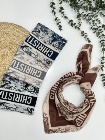 مینی اسکارف طرح جنگل دیور کد 4132