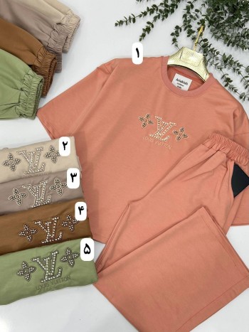 ست تیشرت و شلوار کد 8071