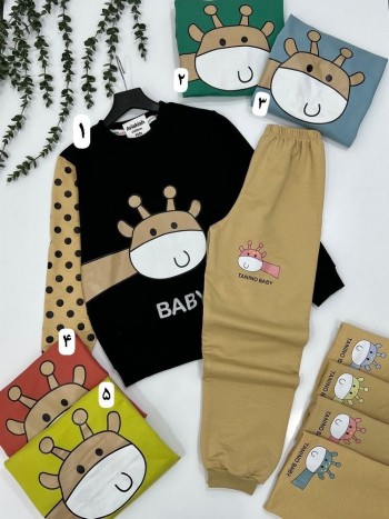 ست بلوز و شلوار زرافه کد 3097