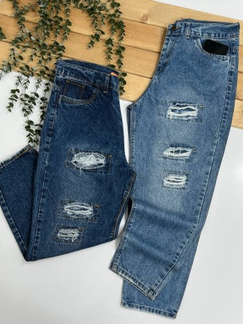 شلوار جین مام استایل زنانه کد 70311