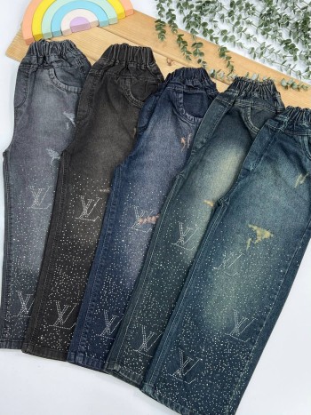 شلوار بگ جین بچگانه کد 70292