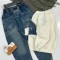 ست بلوز با شلوار جین کد 10171