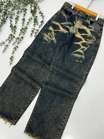 شلوار جین بگ زنانه کد 70275