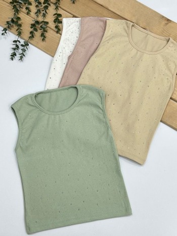 تاپ نگینی تک  کد 5040