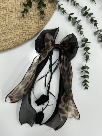 گیره پاپیونی پلنگی کد 1105