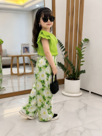 ست کراپ و شلوار  کد 20494